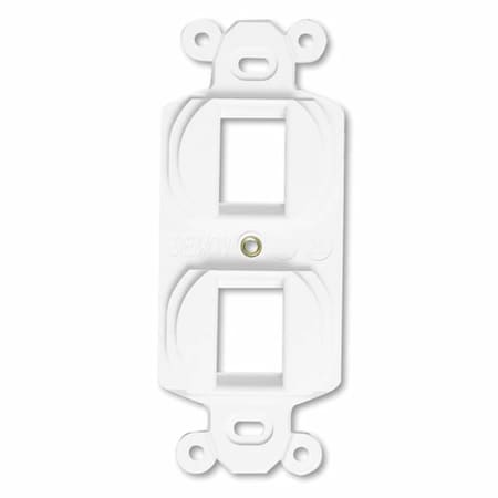 Siemon 4-PORT FLUSH MT UNLOADED MAX, 1-GANG MOUNTING FRAME ACCEPTS MX-E4A-02